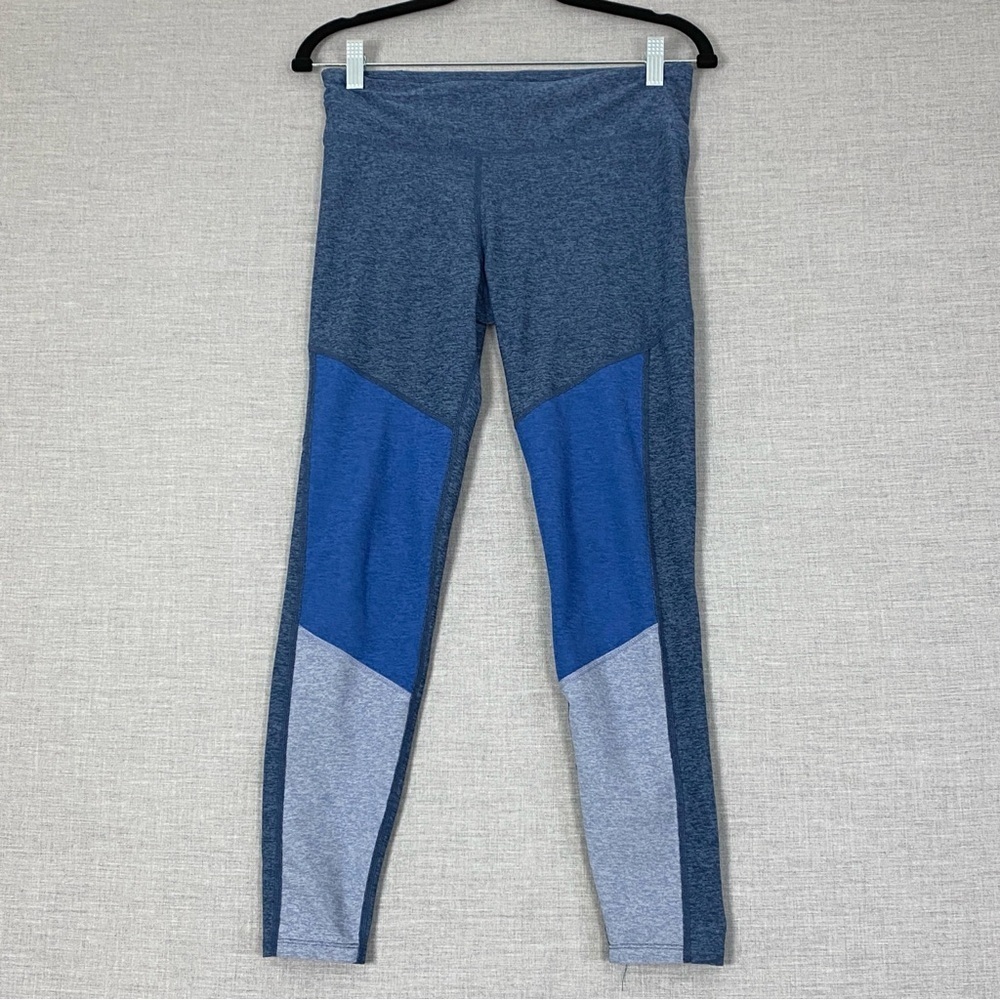 JoyLab Leggings Blue Heather Block Sz Medium